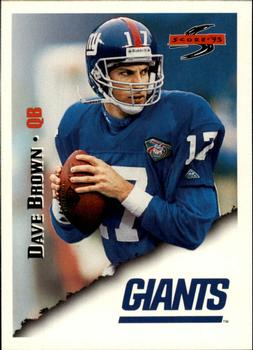 Dave Brown New York Giants 1995 Score NFL #101